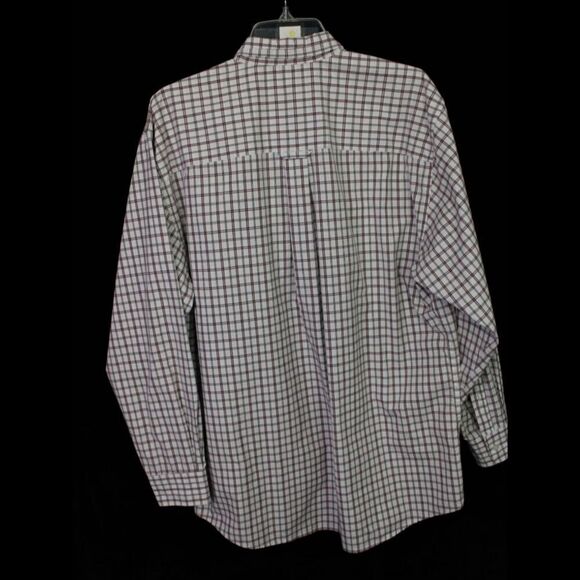 Pendleton Metro Plaid Men's Large Shirt 100% Cotton Long Sleeve Button Up - Picture 2 of 7